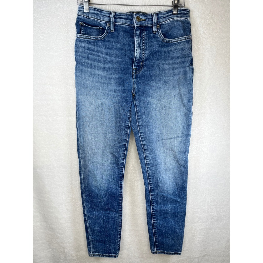 Ralph Lauren Women's‎ Jeans Size 8 Blue Denim High Rise Slim Ankle